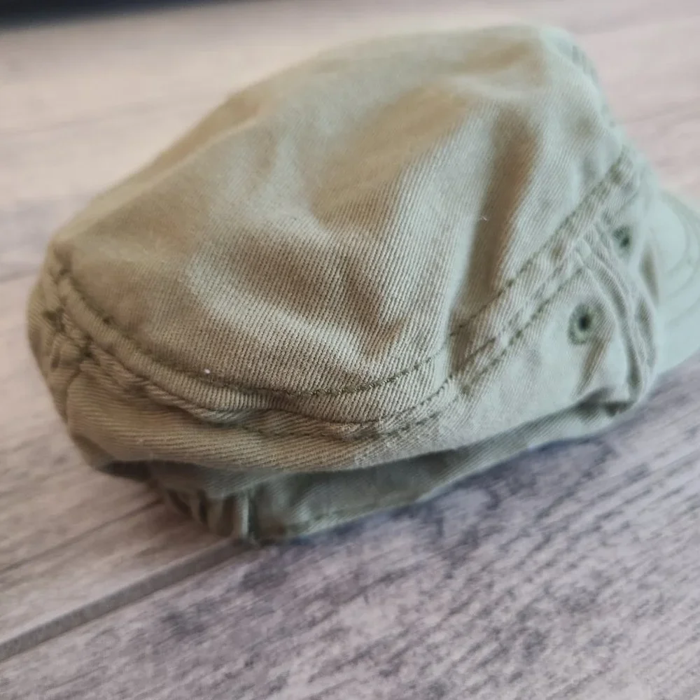 🏷 3/$15 or 5/$20 Old Navy baby boys aviator hat cadet army green 6-12 months